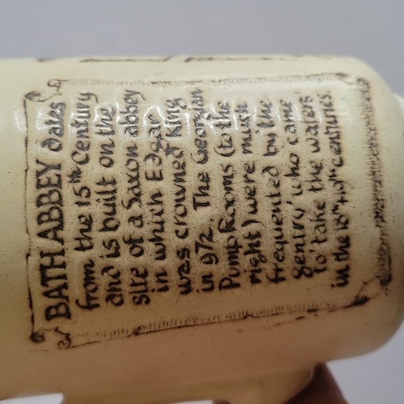 BATH ABBEY Coffee Tea Mug Fosters Pottery Made UK Historic Stoneware - Picture 8 of 12